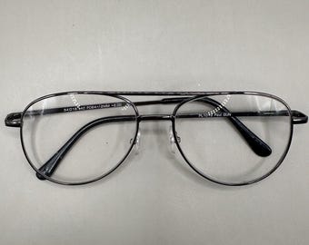 Double Bridge Piloten Brilmontuur Gun Metal Paul GUN Style Retro Fashion Prop