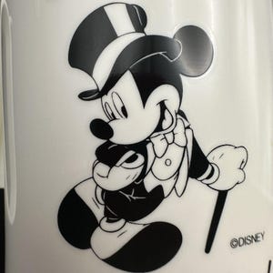 Vintage Tupperware Disney Mickey Mouse Steppin Out Travel Mug Cup USA Disneyana image 10