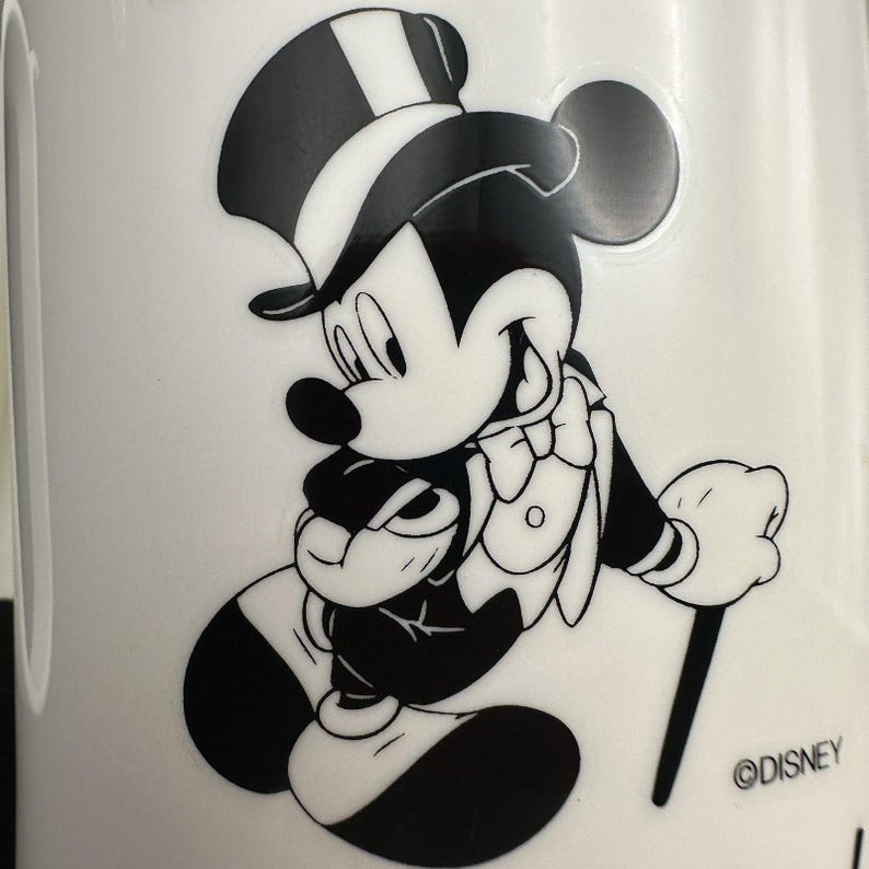 Vintage Tupperware Disney Mickey Mouse Steppin Out Travel Mug Cup USA Disneyana image 10