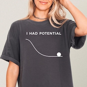 Dr Grace's I Had Potential Shirt - Project Hail Mary Tshirt,Jazz Hands Shirt Dr Grace Sci Fi T Shirt Space Nerd Humor Geek Gift Book Lover