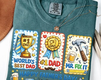 Fathers Day Gift Shirt, Best Dad Tee, Funny Dad Tshirt, Dad Fixer Shirt, Worlds Best Dad Tee, Mr Fix It Shirt, Beer Dad Gift Tee, Handy Tees