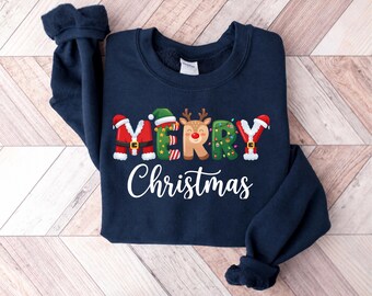 Disney Merry Christmas Shirt, Disneyland holiday Shirt, Mickey and Minnie Christmas Sweatshirt, Disney Tshirt For Holiday, Hoodie