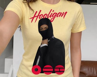 Camiseta de concierto de BTS Arirang, BTS Jin, Hooligan, Camiseta divertida, Camiseta de concierto de BTS Arirang, Camiseta Hooligan inspirada en Jin, Regalo para fans del Kpop coreano