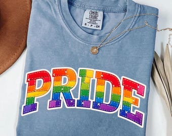 Comfort Colors® Pride Shirt, LGBTQ Gift Tee, Rainbow Pride Shirt, Equality Support Tshirt, Queer Ally Tee, Love Wins Inclusive, ONLY PRINT