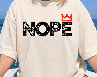 Comfort Colors No Kings in America Shirt, Nope Kings Justice Shirt, Anti Authoritarian Protest Shirt, Democracy Not Monarchy Shirt Anti Maga