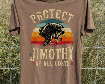 Jimothy Raccoon Shirt, Viral Seattle Raccoon Tee, Funny Round King T Shirt, Vintage Pacific Northwest Wildlife, Comfort Colors Tee