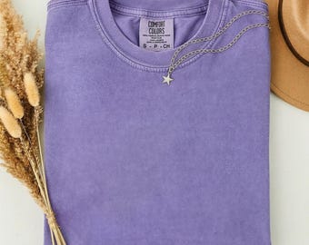 T-shirt vierge Comfort Colors®, T-shirt unisexe teint en pièce, T-shirt Comfort Colors oversize, T-shirt uni, T-shirt à personnaliser, T-shirt, Chemises, Haut, T-shirts