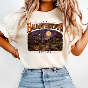 Comfort Colors Halloweentown Est 1998 Shirt, Halloweentown University, Retro Halloweentown Tshirt, Fall Sweatshirt, Halloween Shirt Gift