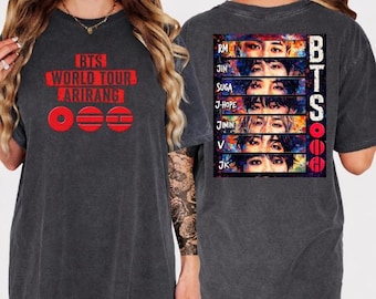 Bts World Tour 2026 Shirt Arirang Concert 2026 Comfort Colors Tshirt, Army Fan Gift, Bangtan Comeback, Merch, Army Kpop, Kpop Fan Gift Tee