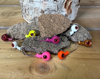 Señuelos de precisión Driftless – Señuelos hechos a mano para la pesca de lucioperca y tipo crappie / Paquete de 5