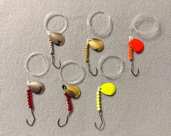 Aparejos giratorios para lucioperca preatados / Arneses de pesca de calidad