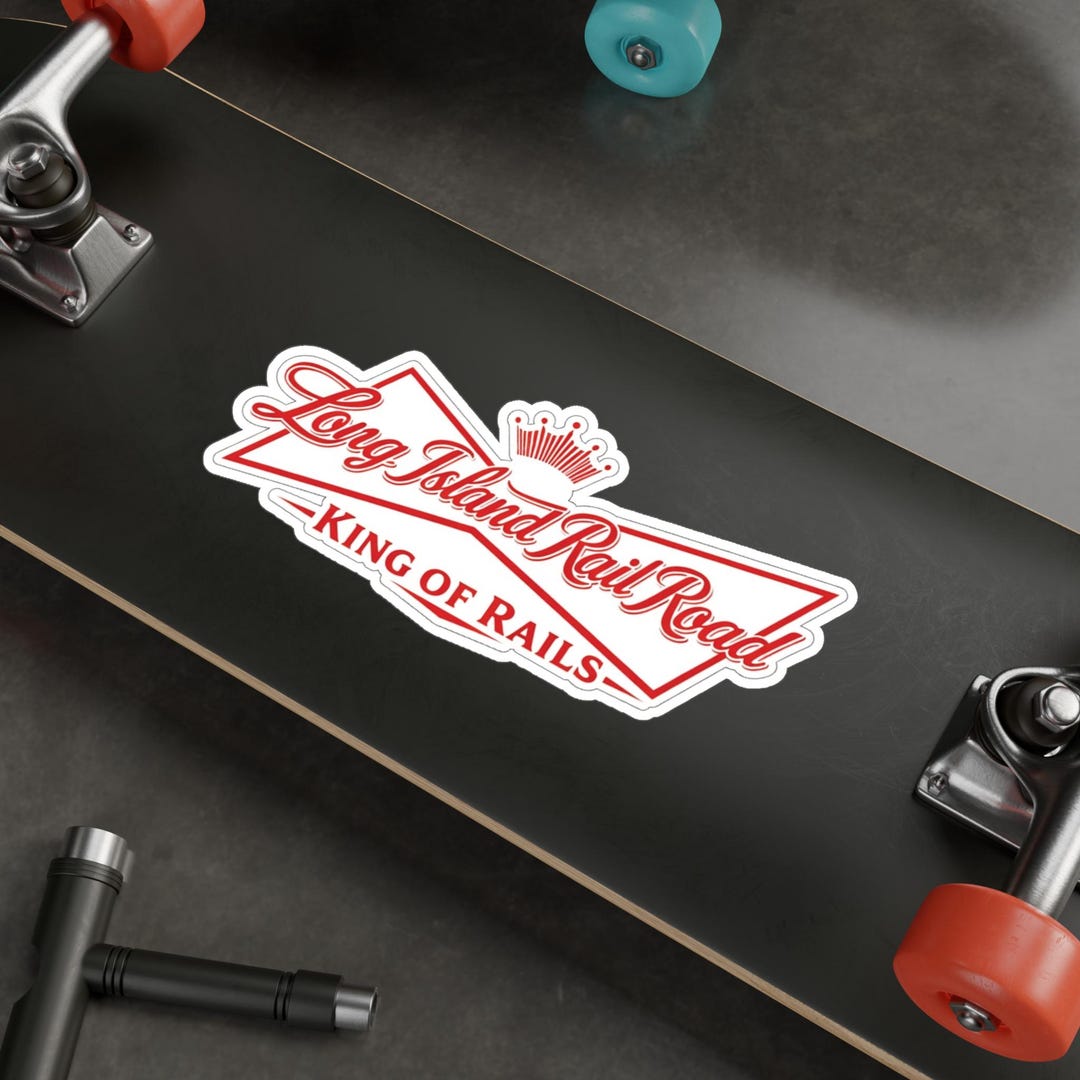 Rail Sticker Rid Long Island Rail Road King of Rails Sticker | LIRR Budweiser Vinyl ...