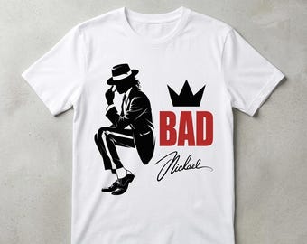 Michael Jackson SVG Bundle, King of Pop inspiriert PNG, Retro Tanz Silhouette SVG, Musiklegende Clipart, Vintage Pop Star Design