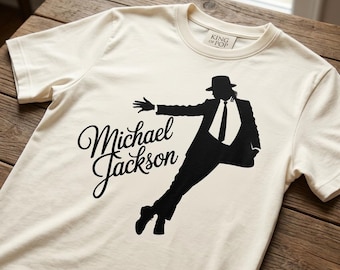 Michael Jackson inspiriert Silhouette SVG Bundle | Tanz Pose Clipart PNG | MJ-Stil Vektordateien für Cricut, Sublimation, T-Shirt-Design