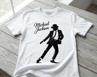 King of Pop Silhouette SVG-Bundle | Retro Tanz Pose PNG | Musiklegende Clipart | Cricut Cut Dateien | Vinyl T-Shirt Motiv | Sofort Download