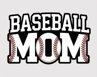Baseball Mom svg png, Sport Mom Shirt Design, Spieltag Mom Cut File, Baseball Typografie Design, Cricut Silhouette SVG, Sublimation PNG