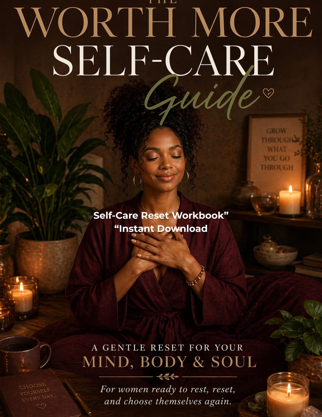Self Care Workbook | Boundaries & Healing Guide | Mental Health Journal ...