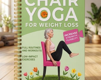 30 Day Chair Yoga Guide 60 Poses Weight Loss Flexibility Beginners Seniors