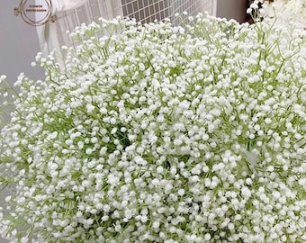 30pcs Real Touch Artificial Gypsophila Baby Breath Wedding Home Room Decor Flowers