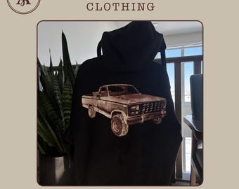 Custom Bleached Hoodie - Hand Painted and Completely Unique - Perfect for Gifting