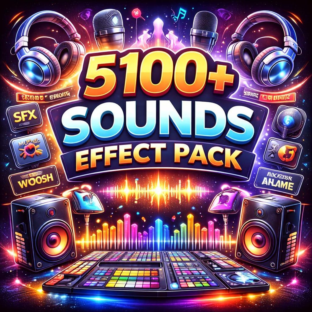 5100+ Sound Effects Pack, Ultimate SFX Library, High Quality Video ...