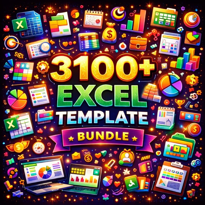3100+ Excel Template Bundle, Business Finance Planner, Crm, Analytics ...