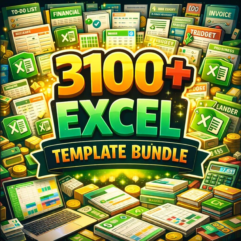 3100+ Excel Template Bundle, Business Finance Planner, Crm, Analytics ...