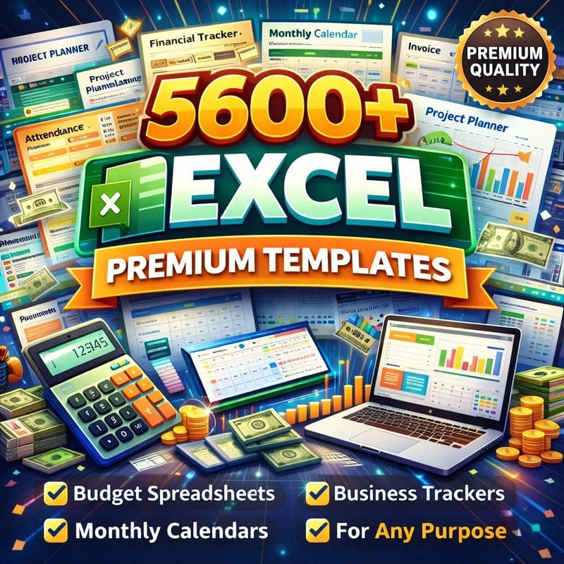 Excel Template Investors - Etsy UK
