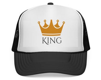 Gorra de camionero ajustable con cierre a presión King Crown Royal Streetwear