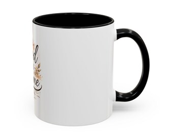 Taza "Dios está conmigo" / Salmo 16:8 (11 oz y 15 oz)