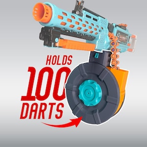 Boxer Pro Belt Drum 100 Darts Box Shell / Adventure Force / 3d print / Easy Loader