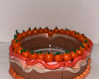 Carrot Cake decorative ashtray.