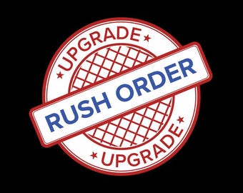 RUSH ORDER - Expedited Shipping Service Upgrade for Personalized Groomsmen Socks