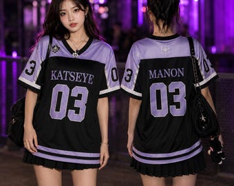 T-shirt inspiré de KATSEYE, personnalisé pour les fans de concerts Kpop