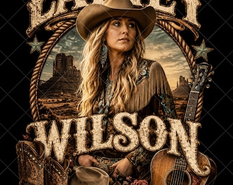 Lainey Wilson Whirlwind Tour 2026 PNG, Diseño de camiseta para concierto country, Descarga digital