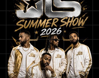 JLS Summer Show 2026 The Final Tour PNG / Diseño de camiseta de concierto / Gráfico de banda vintage / Descarga digital