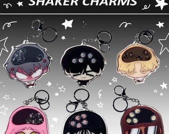 alien stage chibi shaker acrylic keychains