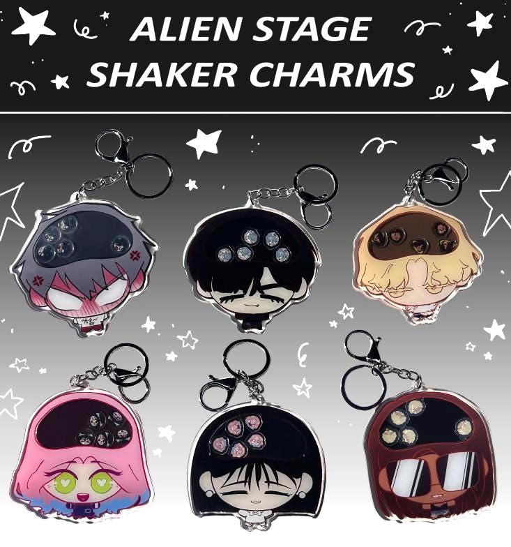 Alien Stage Chibi Shaker Acrylic Keychains - Etsy
