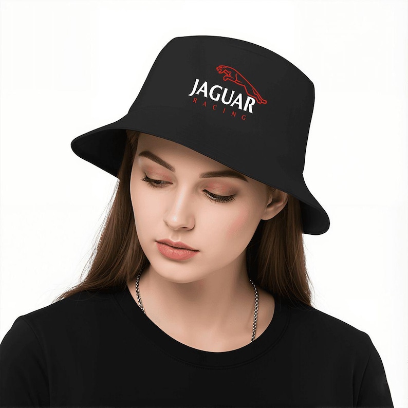 Jlr Rac Hat Jaguar Motor Car Racing Auto Printed Logo Cap Double-layer Bucket Hat ...