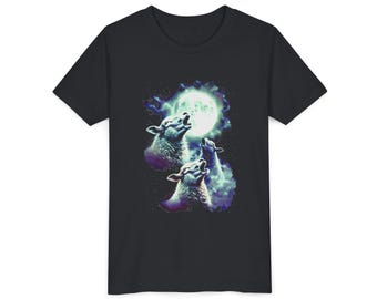 Sudadera Howling Sheep Moon / Sudadera con cuello redondo y estampado Triple Sheep Moon