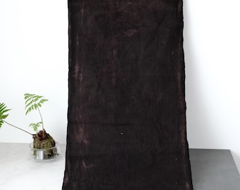 24 Hand-Dyed Botanical Cotton Fabric – Plant Dyed Textiles for Gong Fu Cha & Soulful Living 24 Midnight Ember Veil