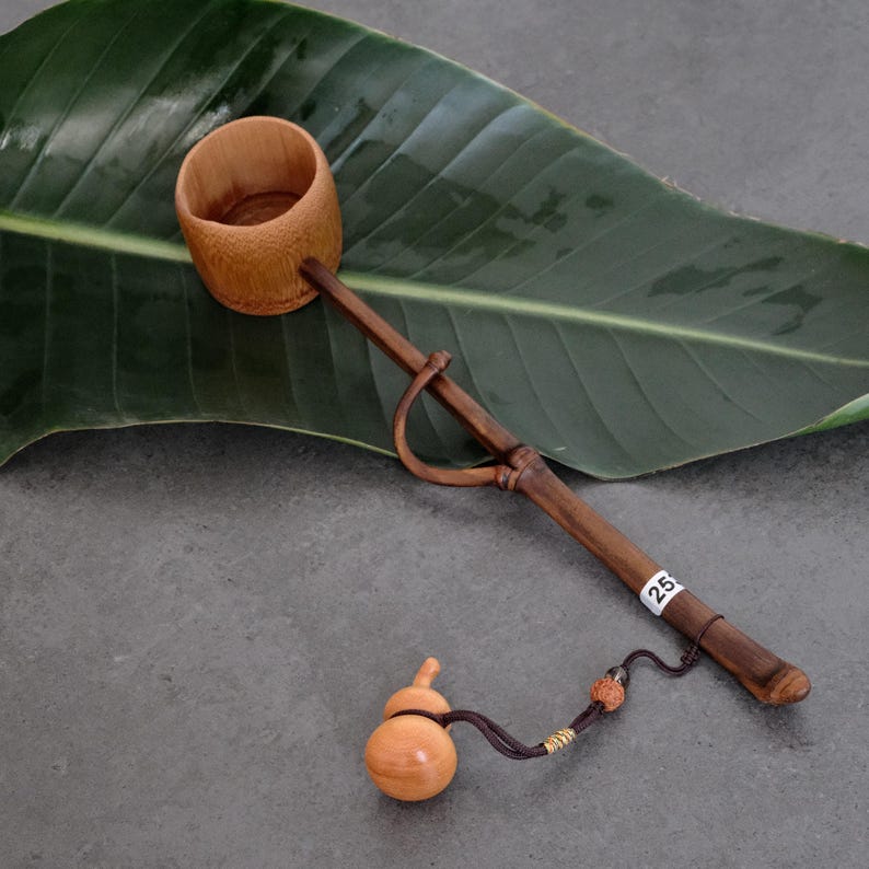 Exquisite Handcrafted Bamboo Water Ladle – Gong Dao Bei & Ritual Tool | Choose Your Unique Piece image 11