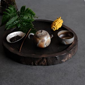 Jingdezhen Chai Shao Vedeldad Tekanna – 170ml #073 | Mellanstor Vit Lera, Naken Bränning & Naturliga Askmarkeringar
