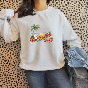 Summer Vibes PNG Bundle, Tropical Beach Clipart, Retro Beach Sublimation, Summer Vacation Graphics image 4