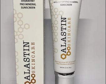 ALASTIN Skincare HydraTint Pro Mineral Sunscreen-Broad Spectrum Mineral Sunscreen with Sheer Tint (3.2 oz)