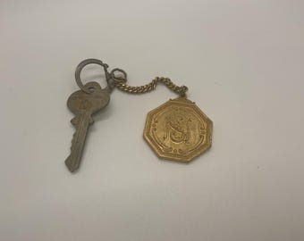 Chiave e portachiavi vintage dell'hotel Sherry Netherlands