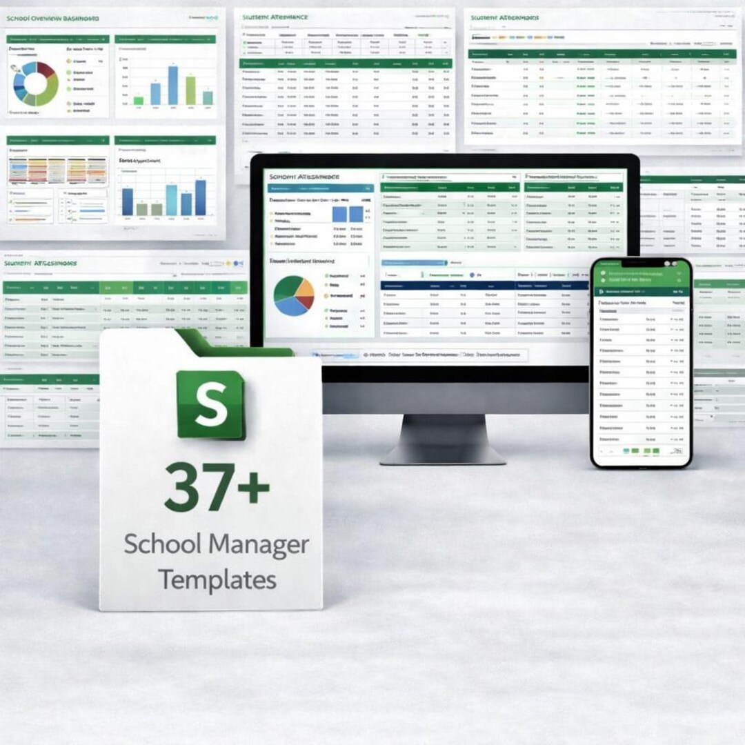 37+ School Manager Templates for Excel and Google Sheets | Student ...