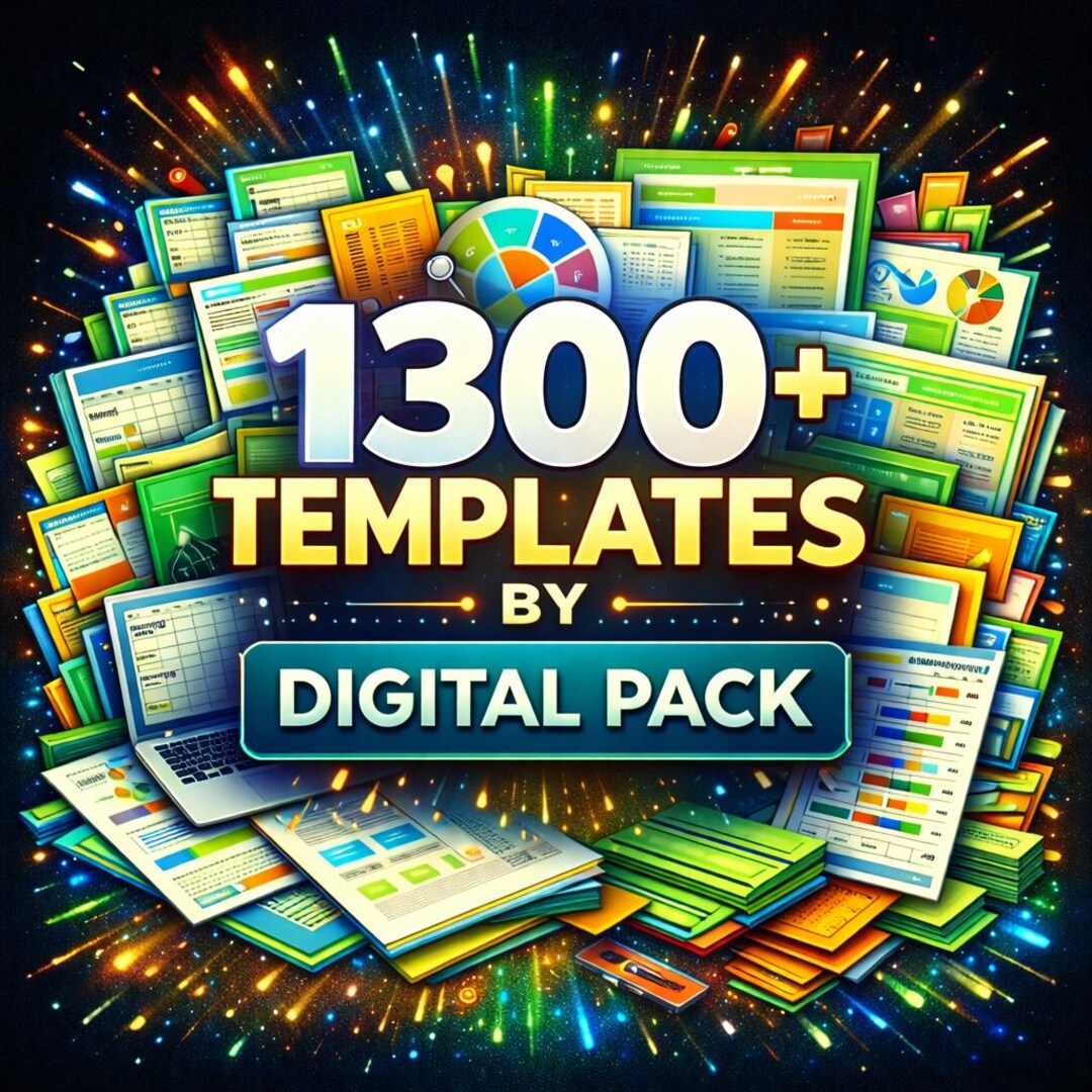 1300+ Excel Templates Bundle | Business Budget, Expense Tracker, Gantt ...