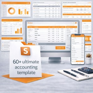 60+ Ultimate Accounting Templates for Excel and Google Sheets | Complete Bookkeeping and Financial Management Spreadsheet Bundle