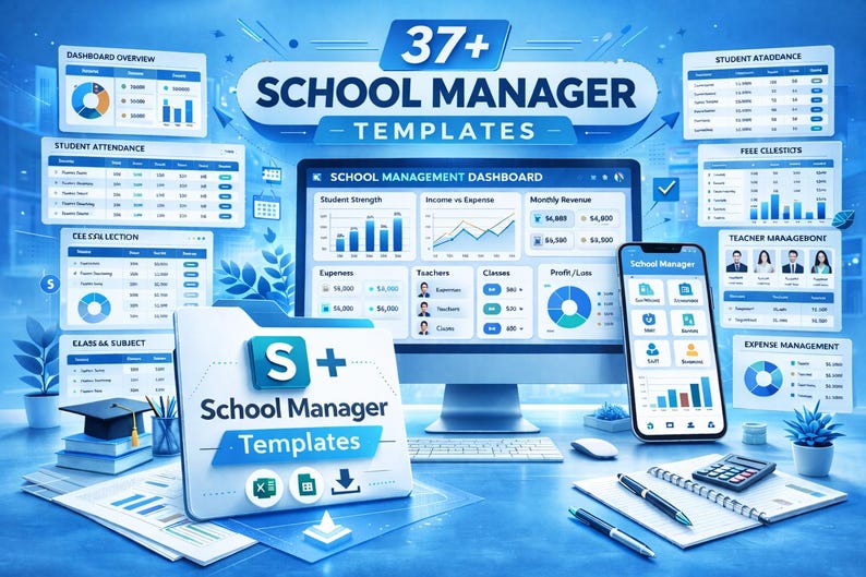 37+ School Manager Templates for Excel and Google Sheets | Student ...